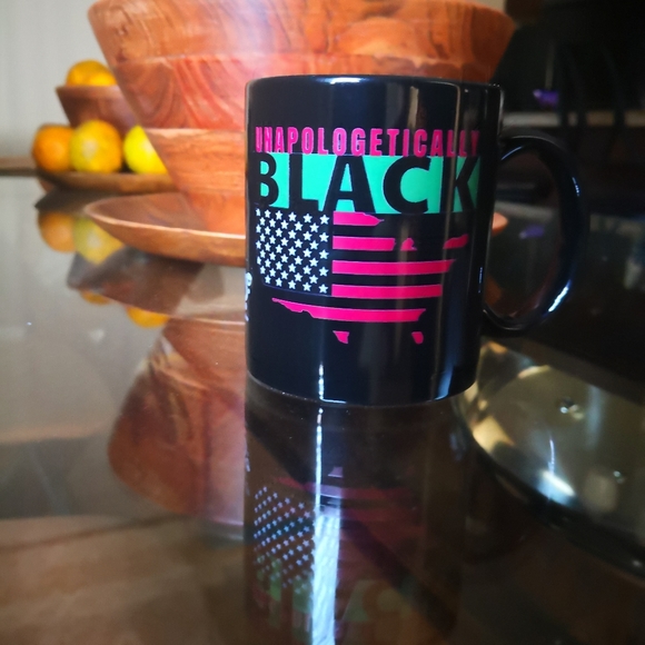 UNAPOLOGETICALLY BLACK  12oz coffee mug. - Picture 3 of 7